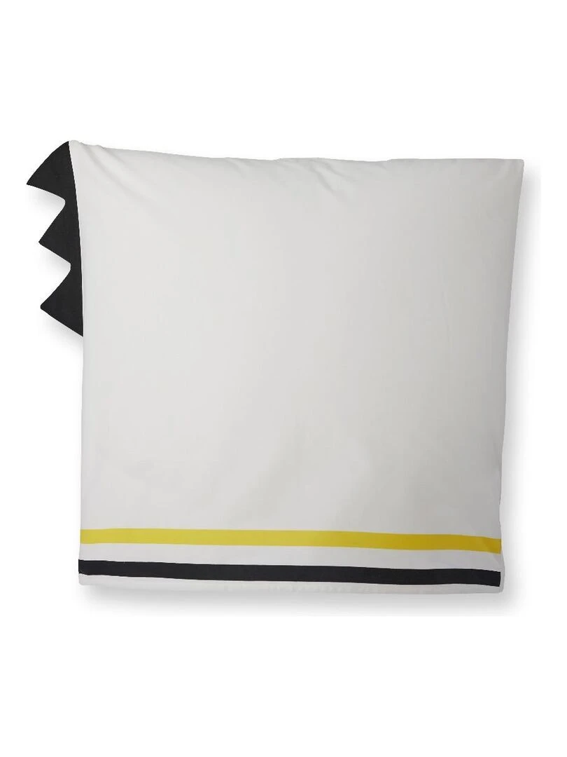 Housse de couette Catimini City 140x200 cm et taie d'oreiller   100% Coton   Blanc