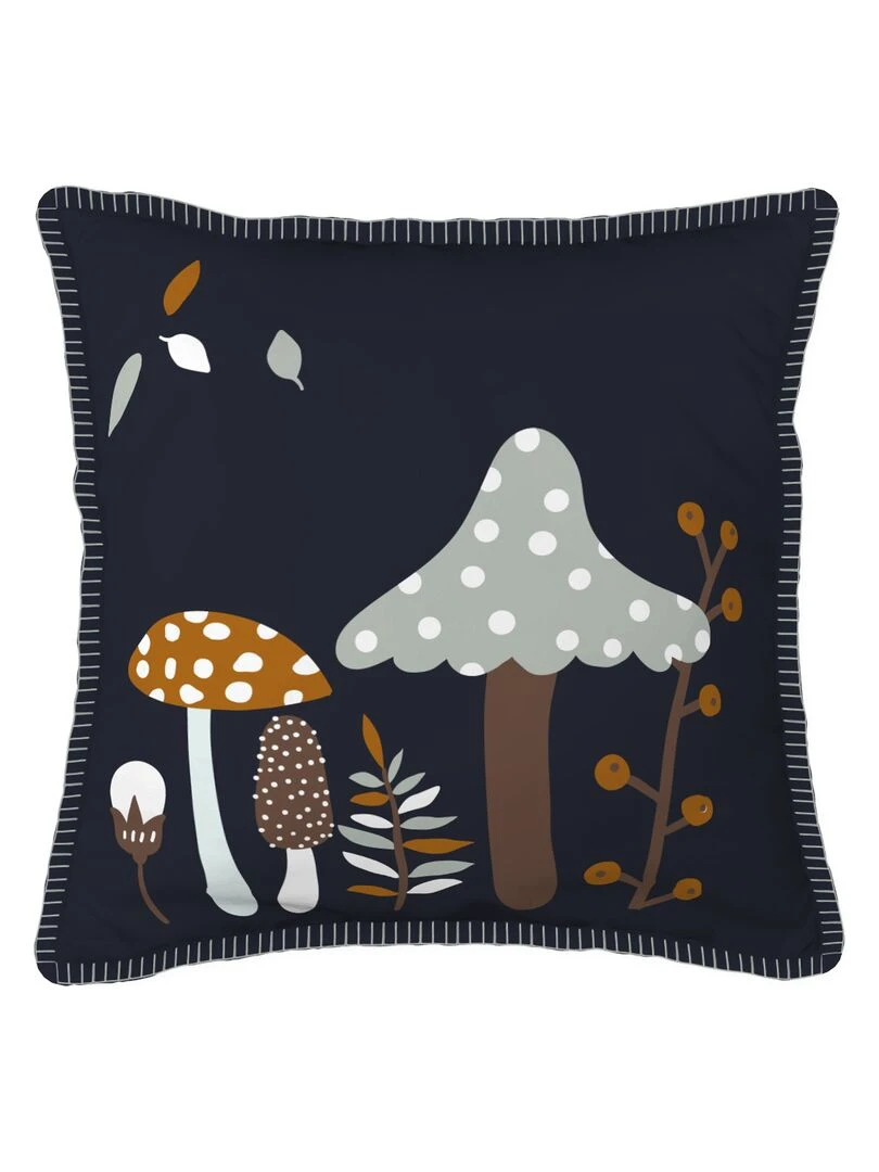 Coussin Amanite le champignon Bleu