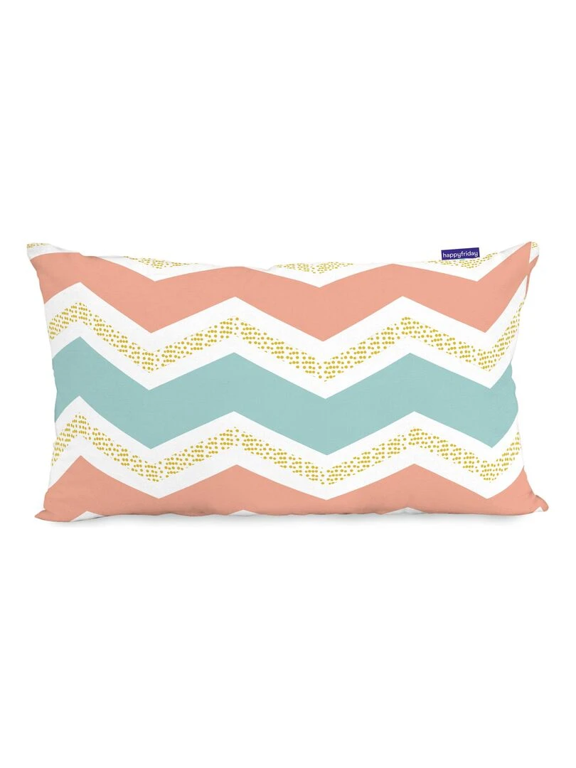 Housse de coussin Woodland "Happyfriday"   Blanc