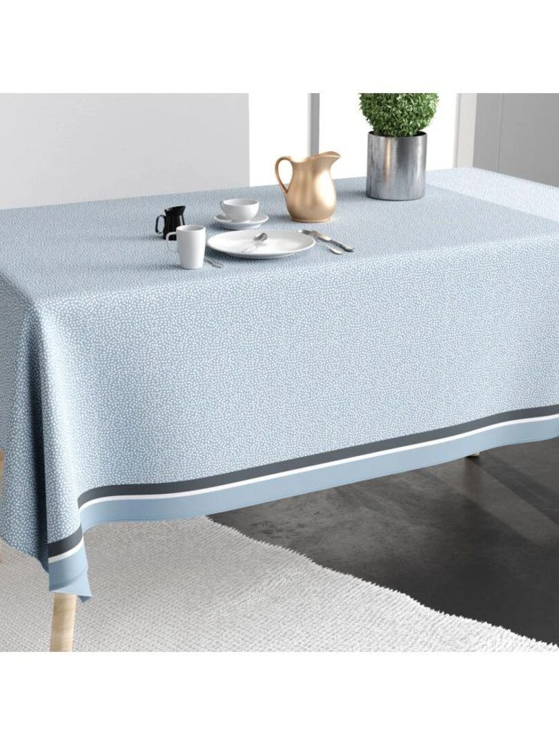 Nappe Polyester à motifs Kekele   Bleu