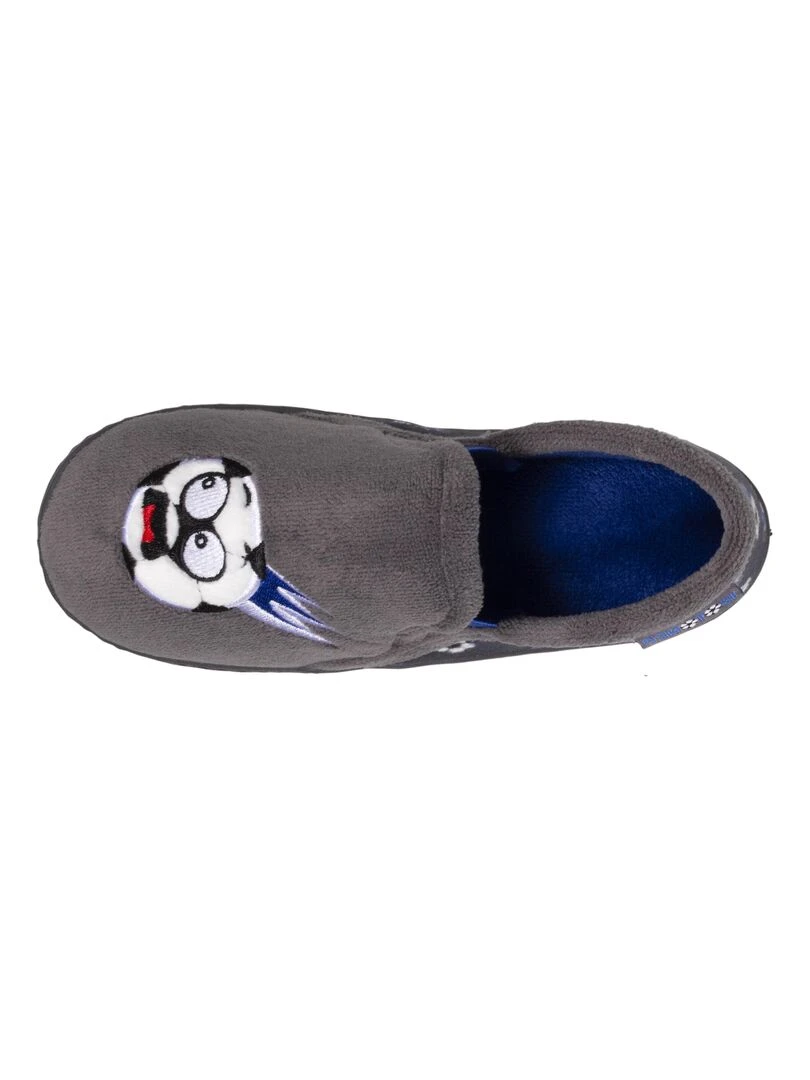 Chaussons mocassins Enfant Foot Gris Gris