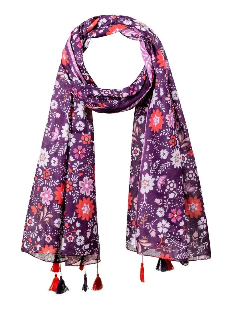 Foulard Peace Violet