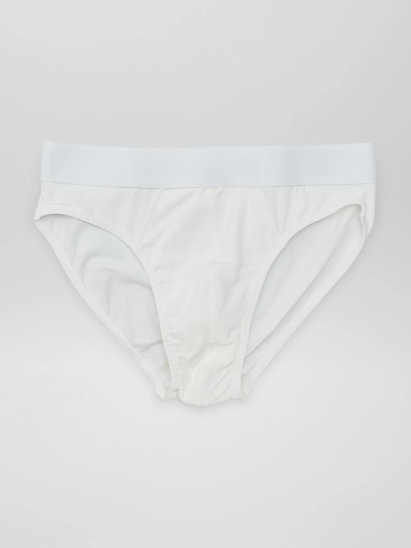 Lot de 3 slips unis   Vert/blanc/kaki