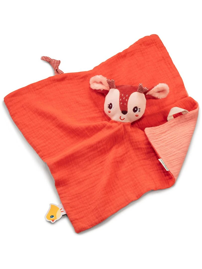 Doudou attache sucette éco Stella (32 cm) Rouge