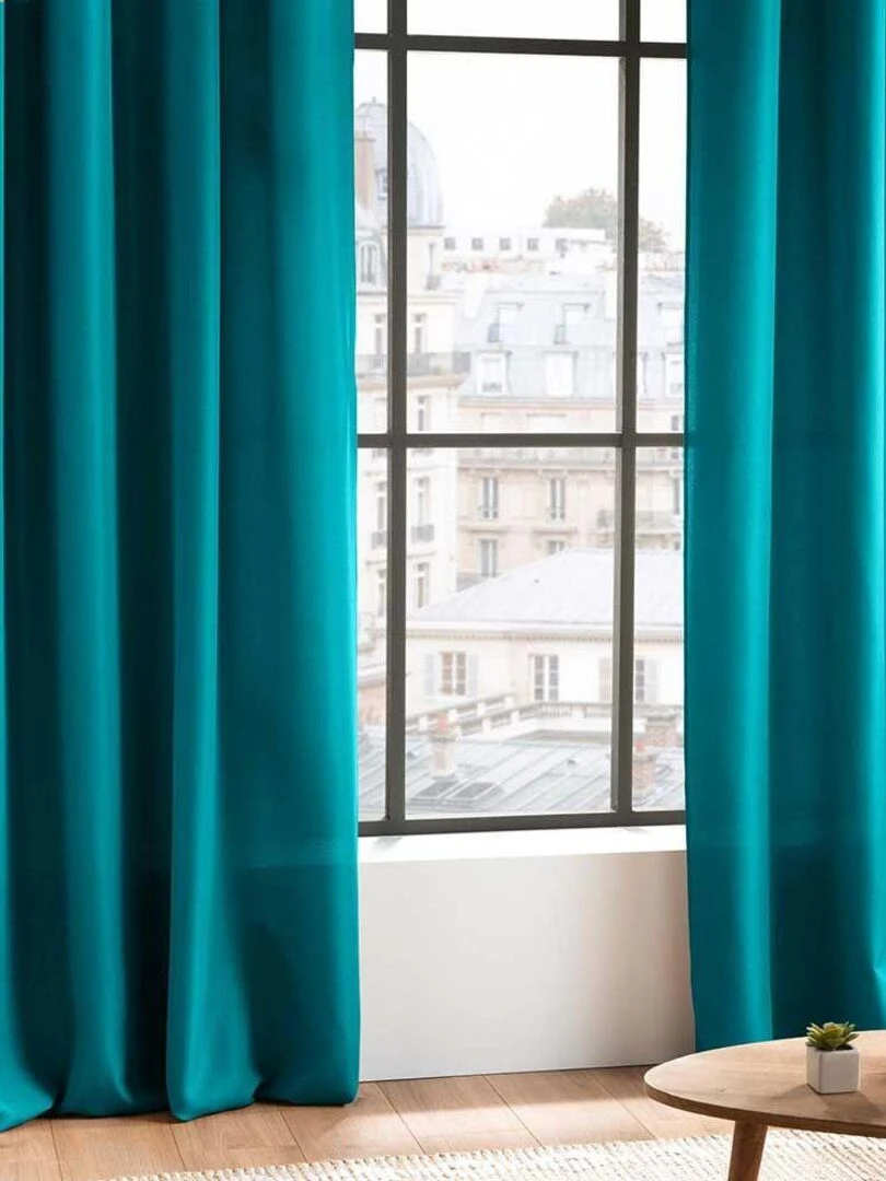 Rideau Essentiel   Bleu pétrole