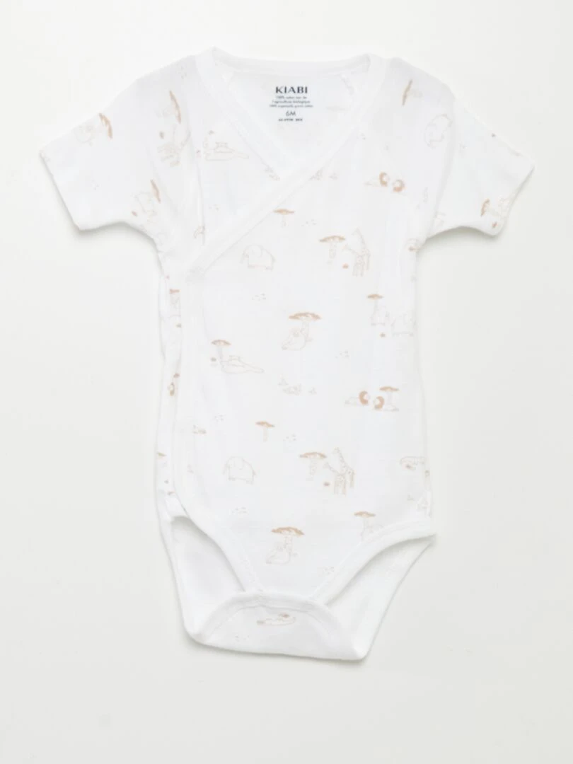 Lot de 3 bodies fantaisie   Marron