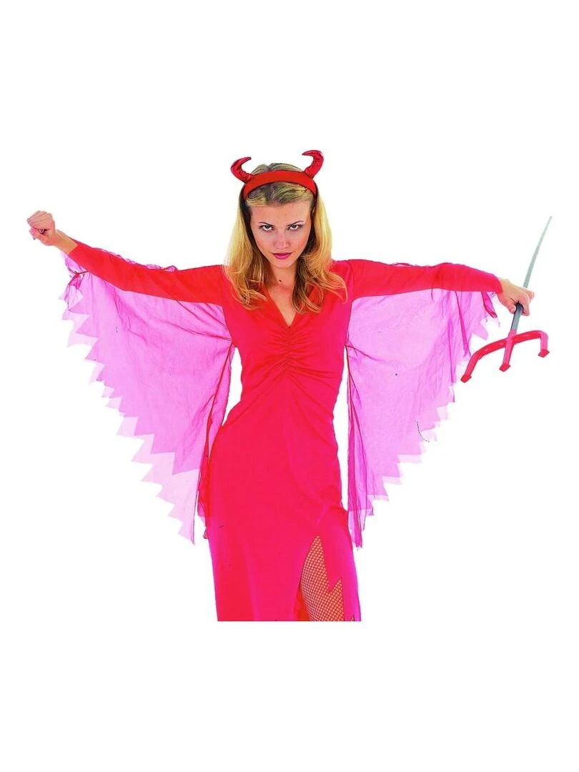 Déguisement Diablesse flamme Halloween Femme Rouge