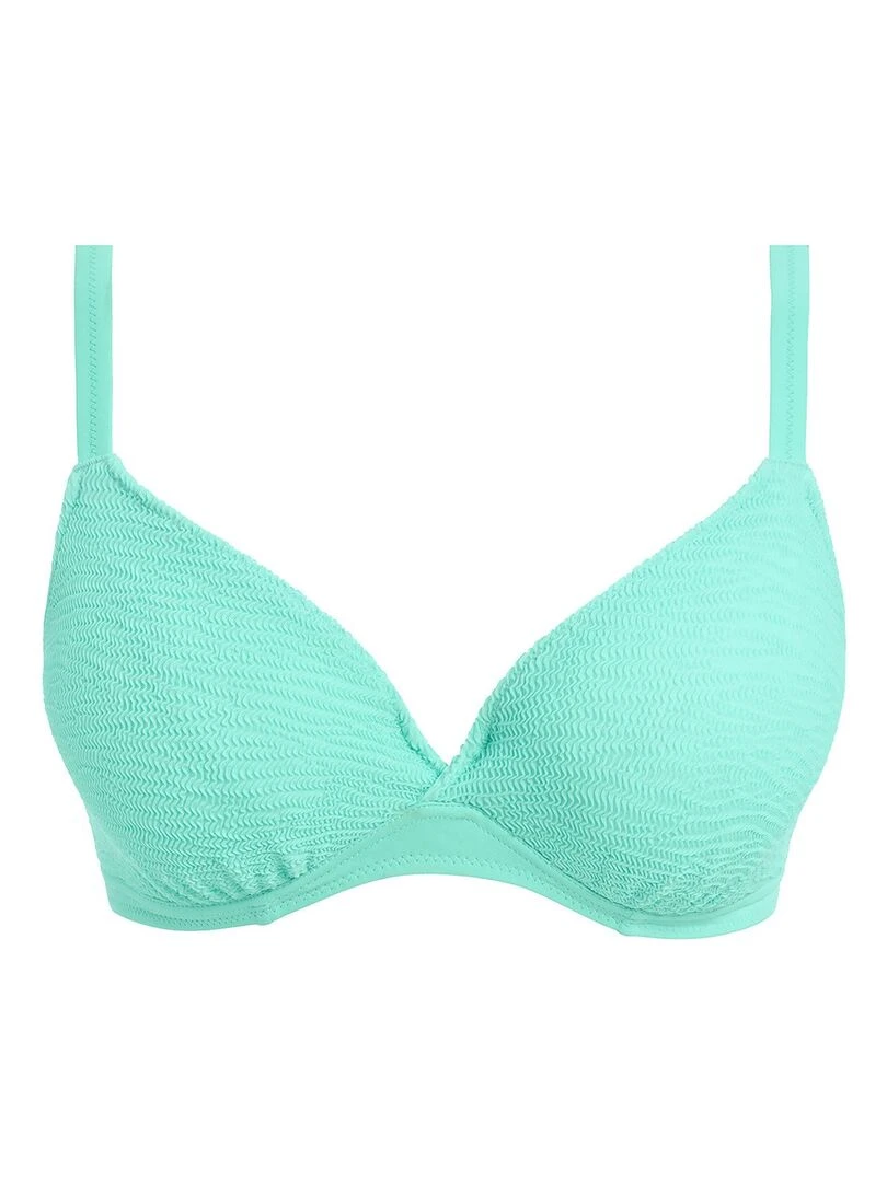 Haut de maillot texturé à armatures Ibiza waves   Bleu