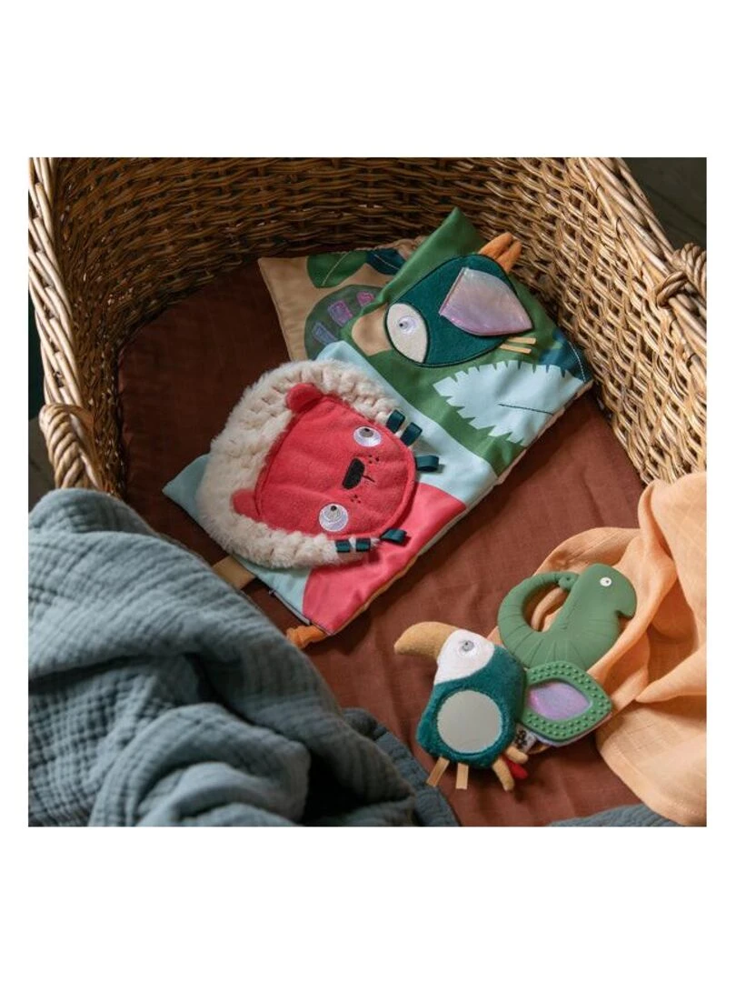 Livre d'activités en tissu Faune Sebra Multicolore