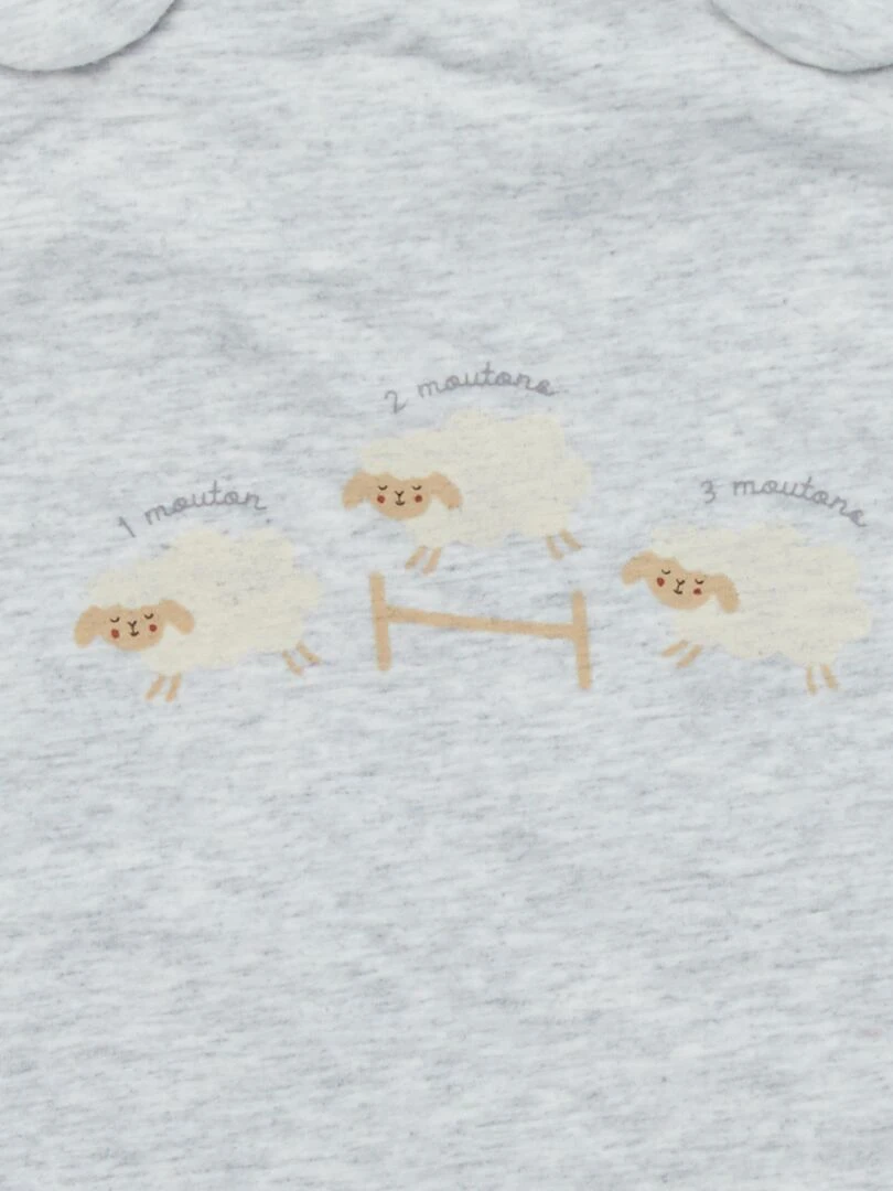 Gigoteuse légère en jersey   TOG 1   Gris