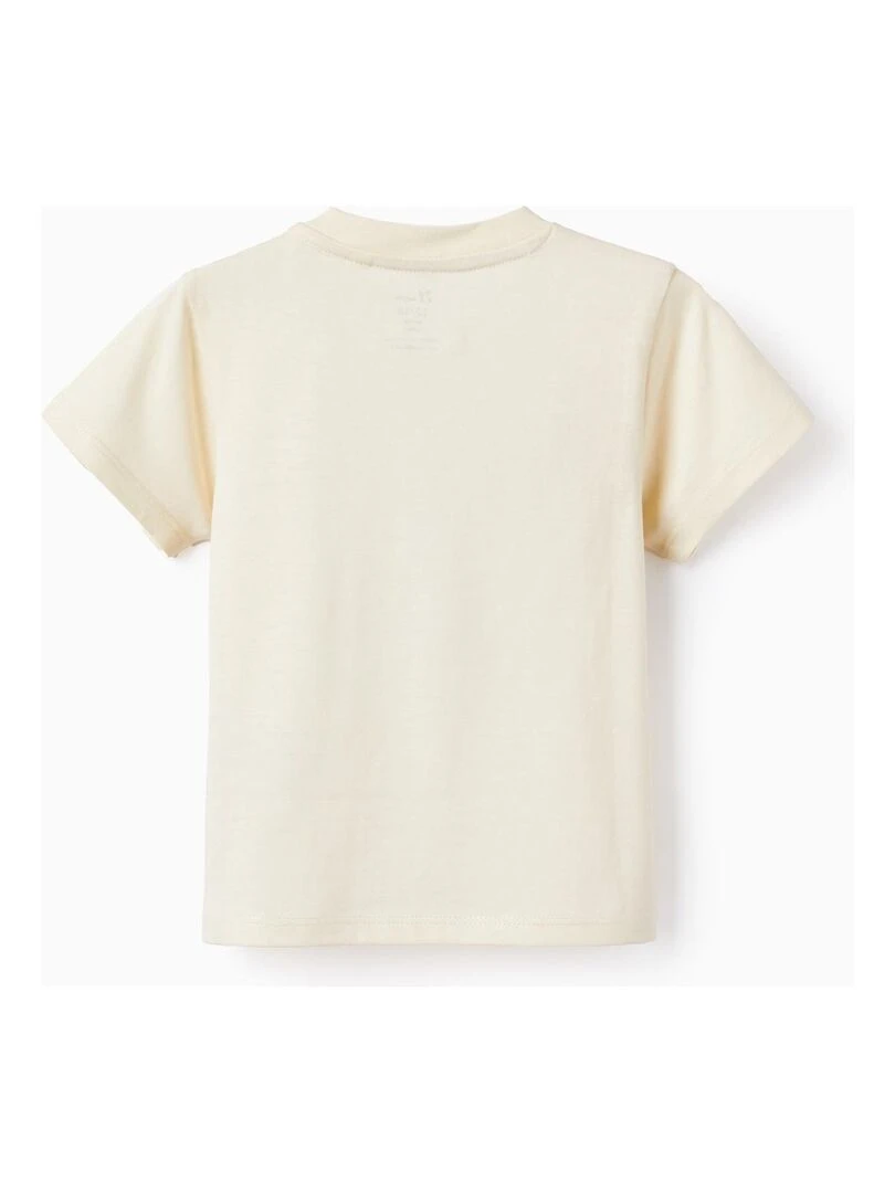 T Shirt De Coton Pour Bébé Garçon 'Havana' manches courtes Blanc