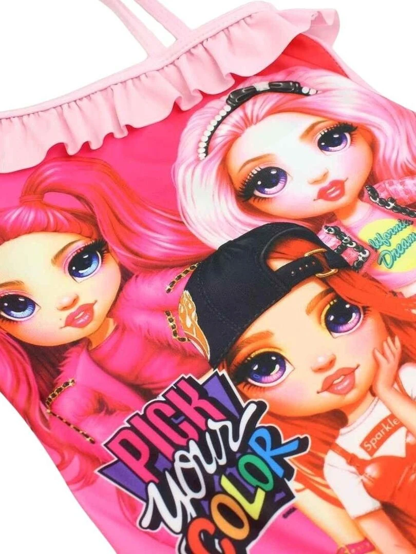 Rainbow High   Maillot De Bain fille imprimé Rainbow High   Rose