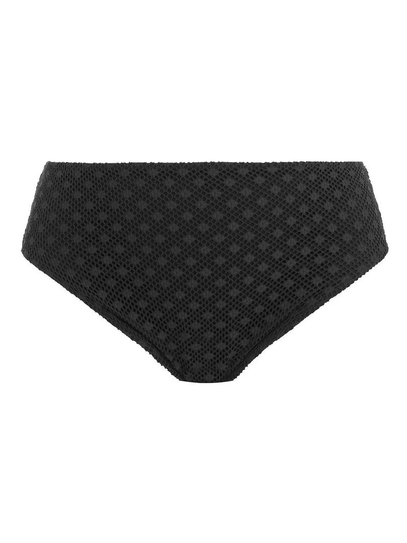 Culotte de bain taille haute grande taille Bazaruto   Noir