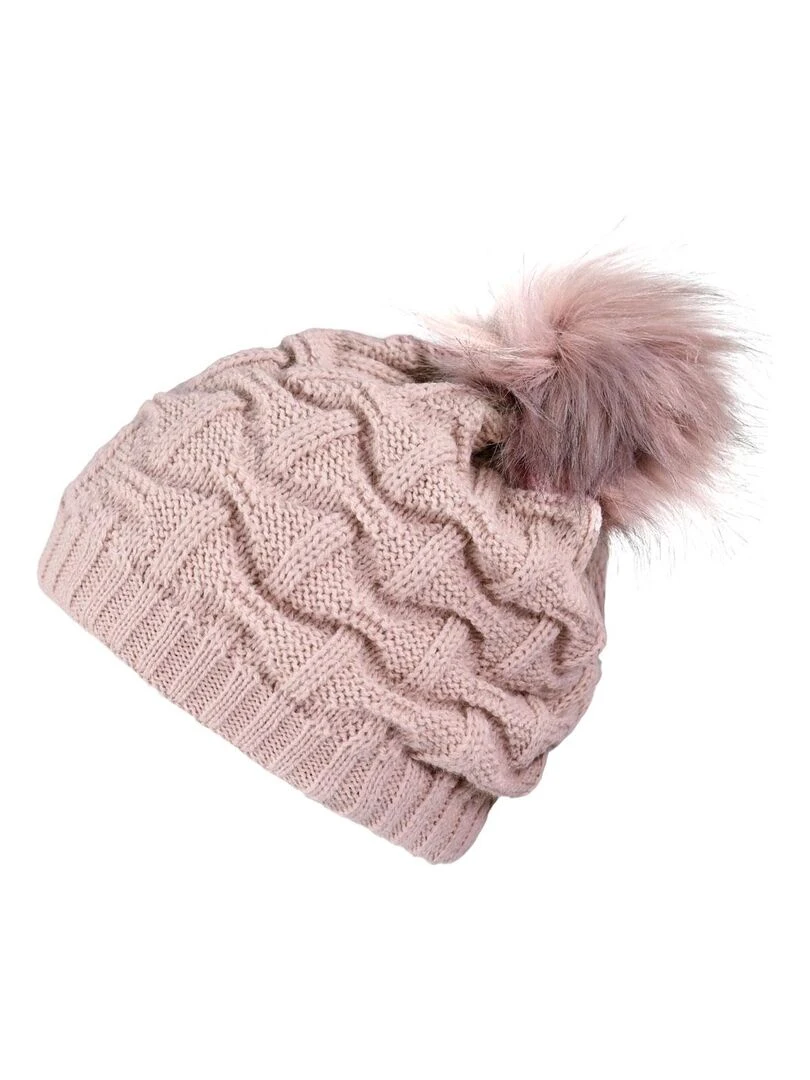 Bonnet Nora Made in UE Vieux rose