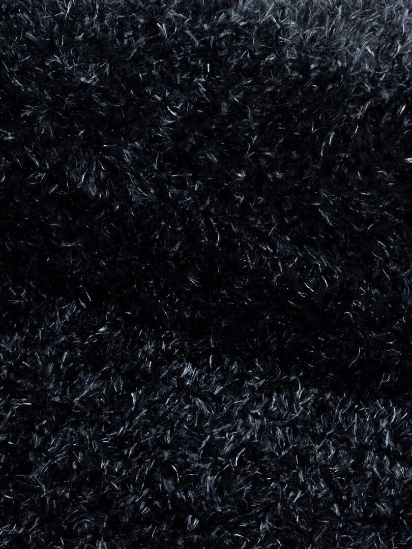Tapis shaggy UNI A OEKO TEX®   Noir