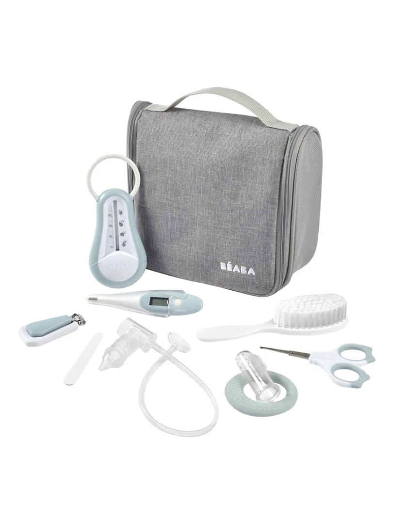 Trousse de toilette green blue (9 accessoires) Bleu