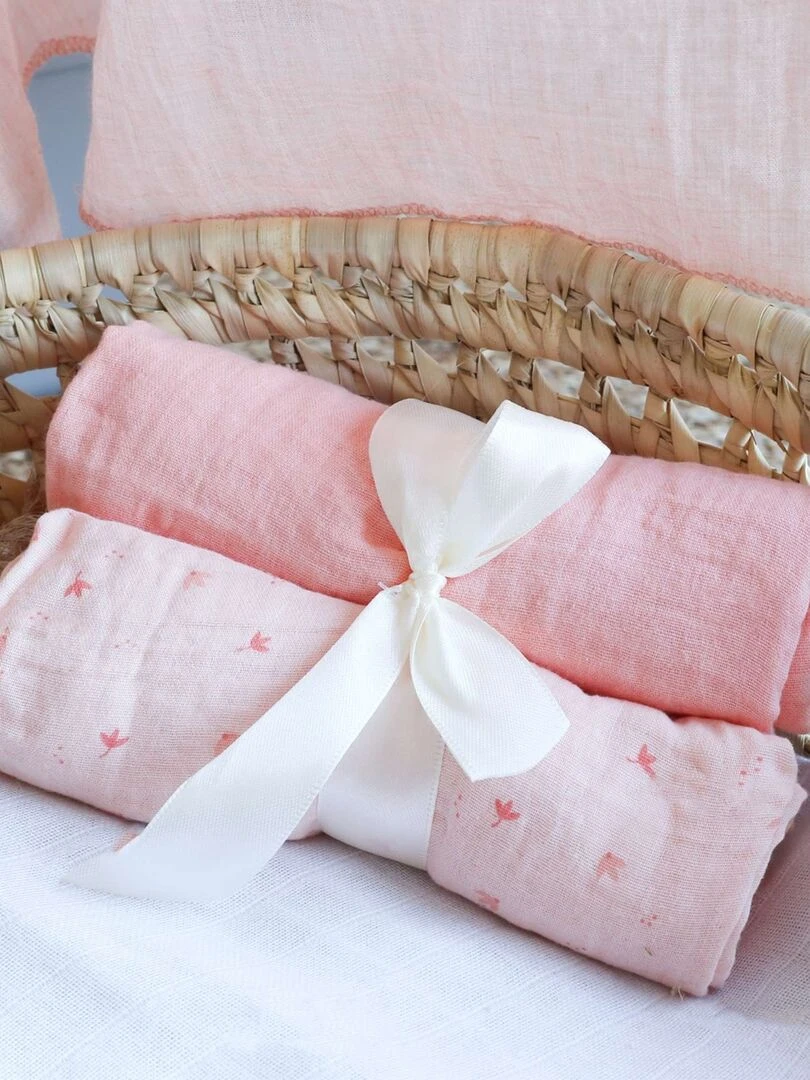 Lot de 2 langes bébé Kinousses   N/A