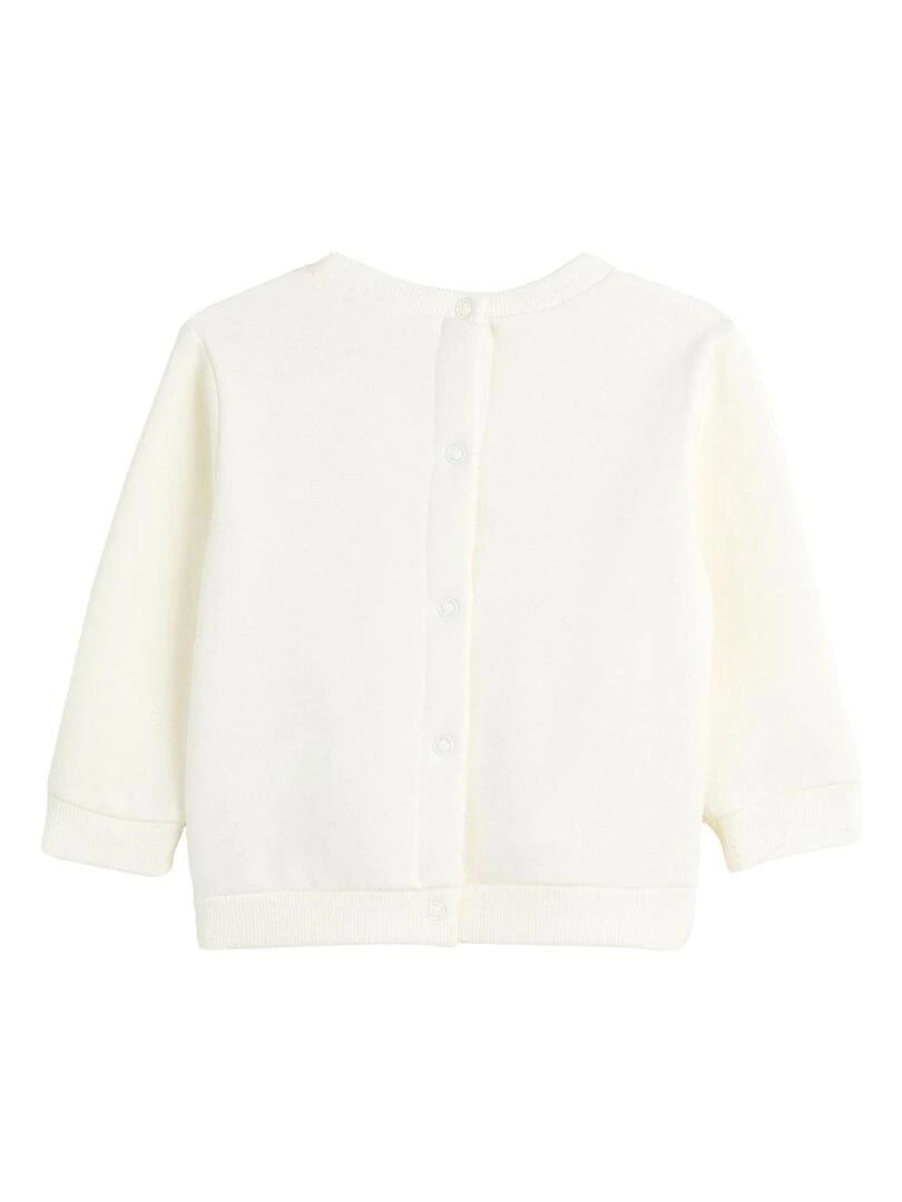 Ensemble sweat et pantalon avec headband bébé fille en molleton Happy Bunny   Kaki