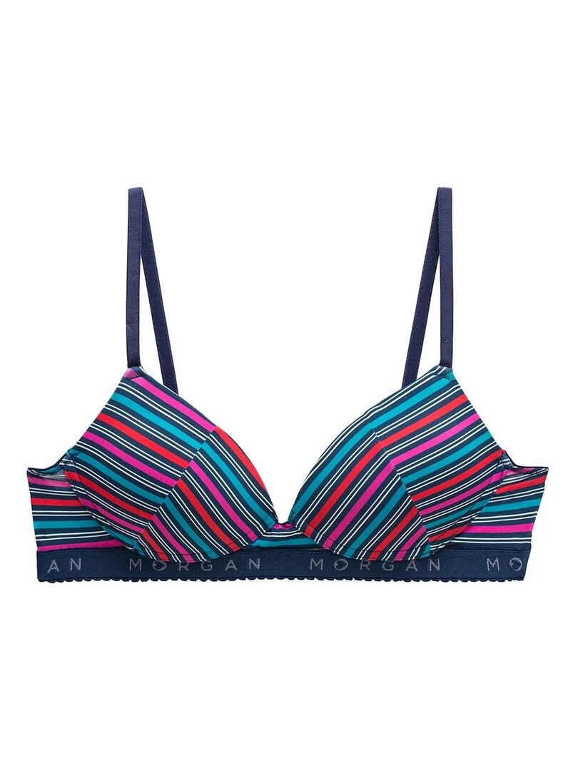 Soutien gorge coques souples en microfibre GABY   Morgan Junior   Bleu