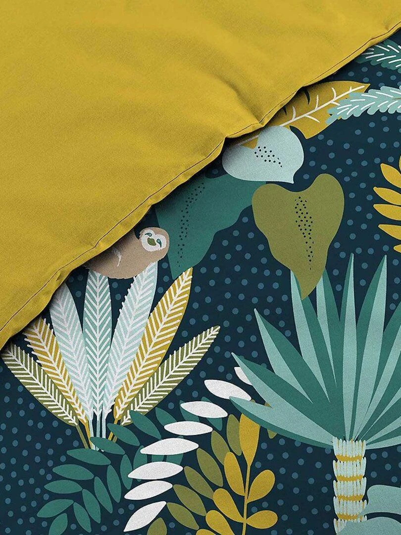 Housse de couette + 2 taies d'oreiller Guinea   Vert