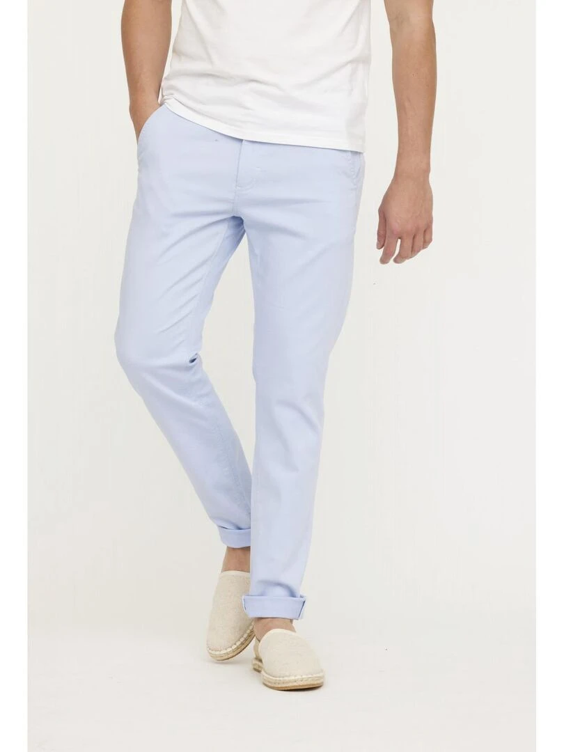 Lee Cooper Pantalon coton slim NEILS Bleu gris