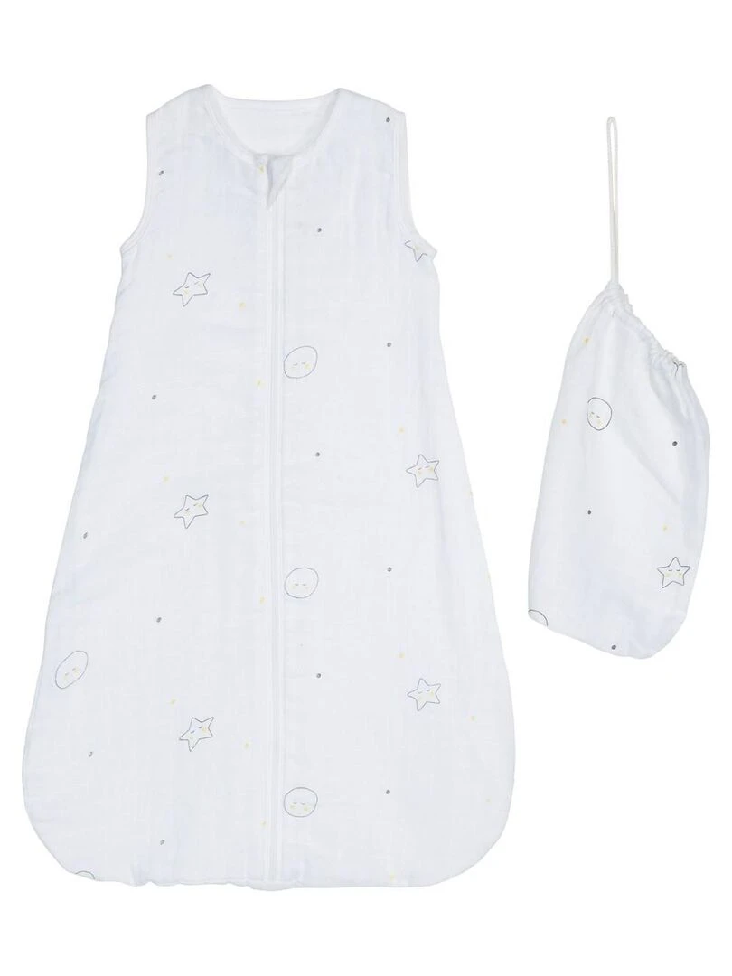 Gigoteuse en coton bio blanc SAUTHON Blanc