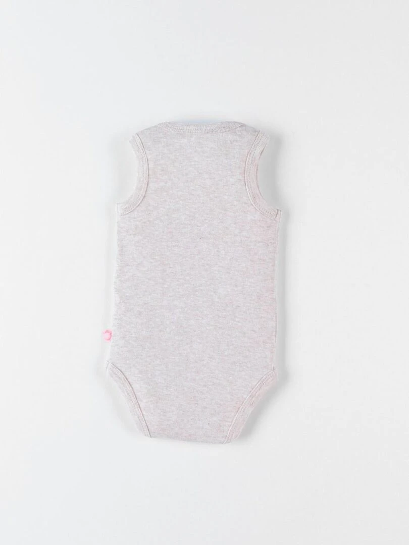 Body sans manches en coton bio Noukie's Beige