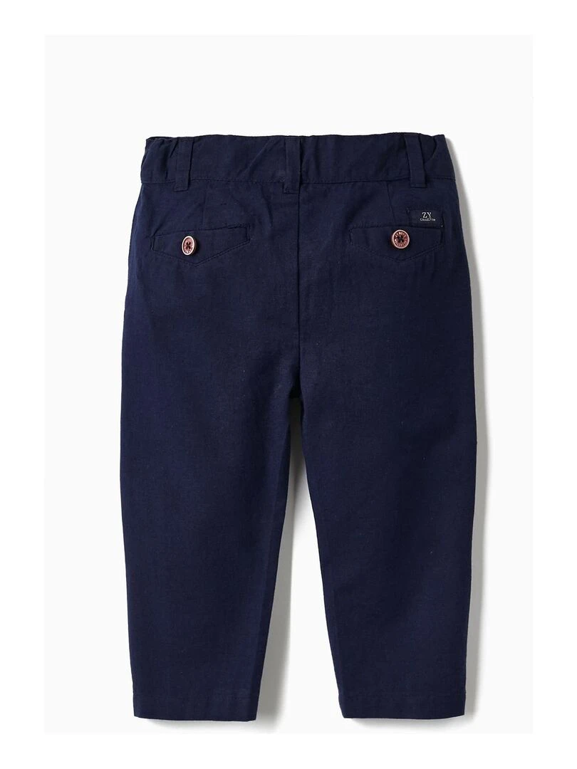 Pantalon pour Bébé Garçon 'Slim' CÉRÉMONIE Bleu foncé