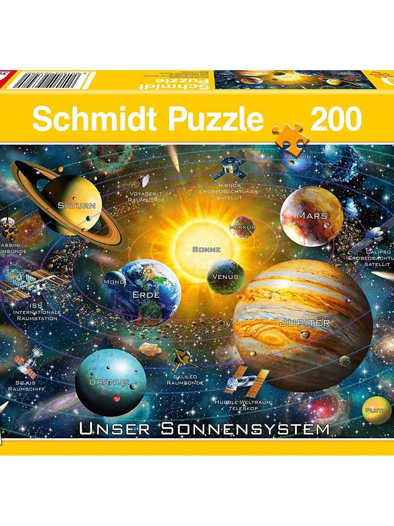 Puzzle 200 pièces : Notre système solaire (en allemand) N/A