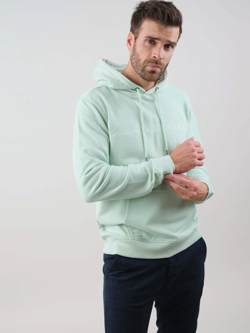 Sweat en jersey french terry pour homme 'Deeluxe'   Vert clair