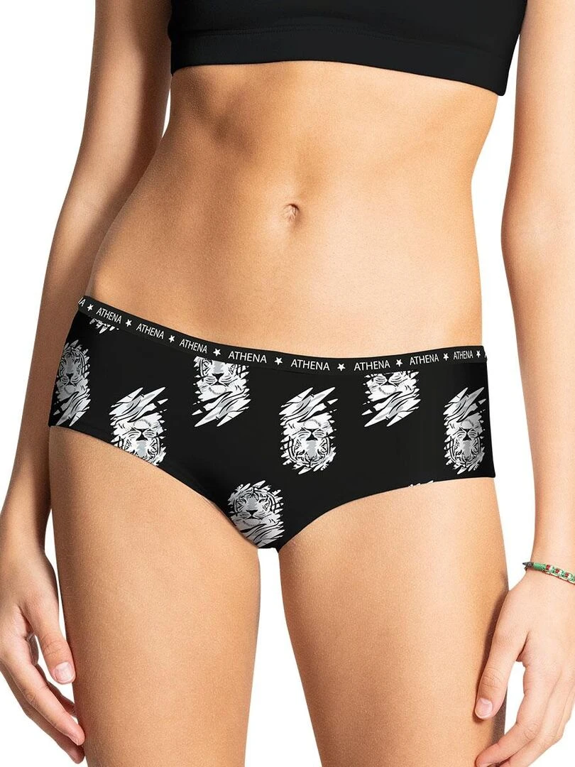 Lot de 3 boxers fille Ecopack Girl Mode   Fille   Blanc Noir