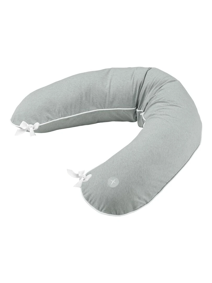 Coussin d'allaitement confort évolutif coton   Gris