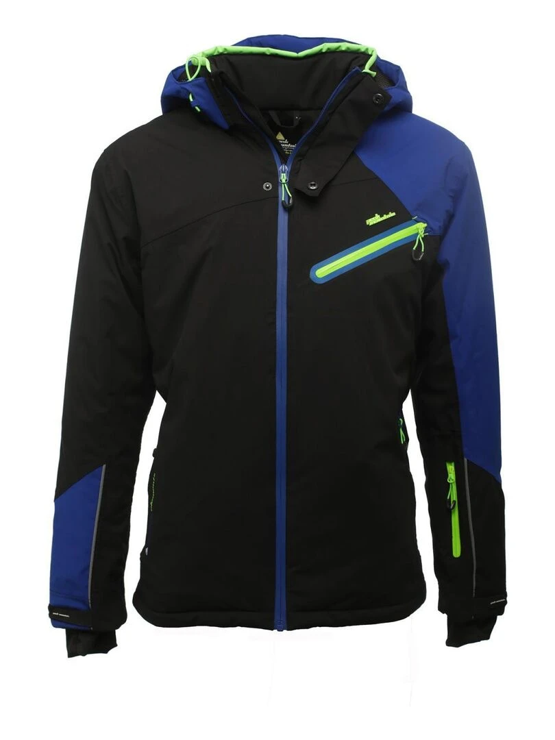 Blouson de ski homme CALI PEAK MOUNTAIN Noir Bleu