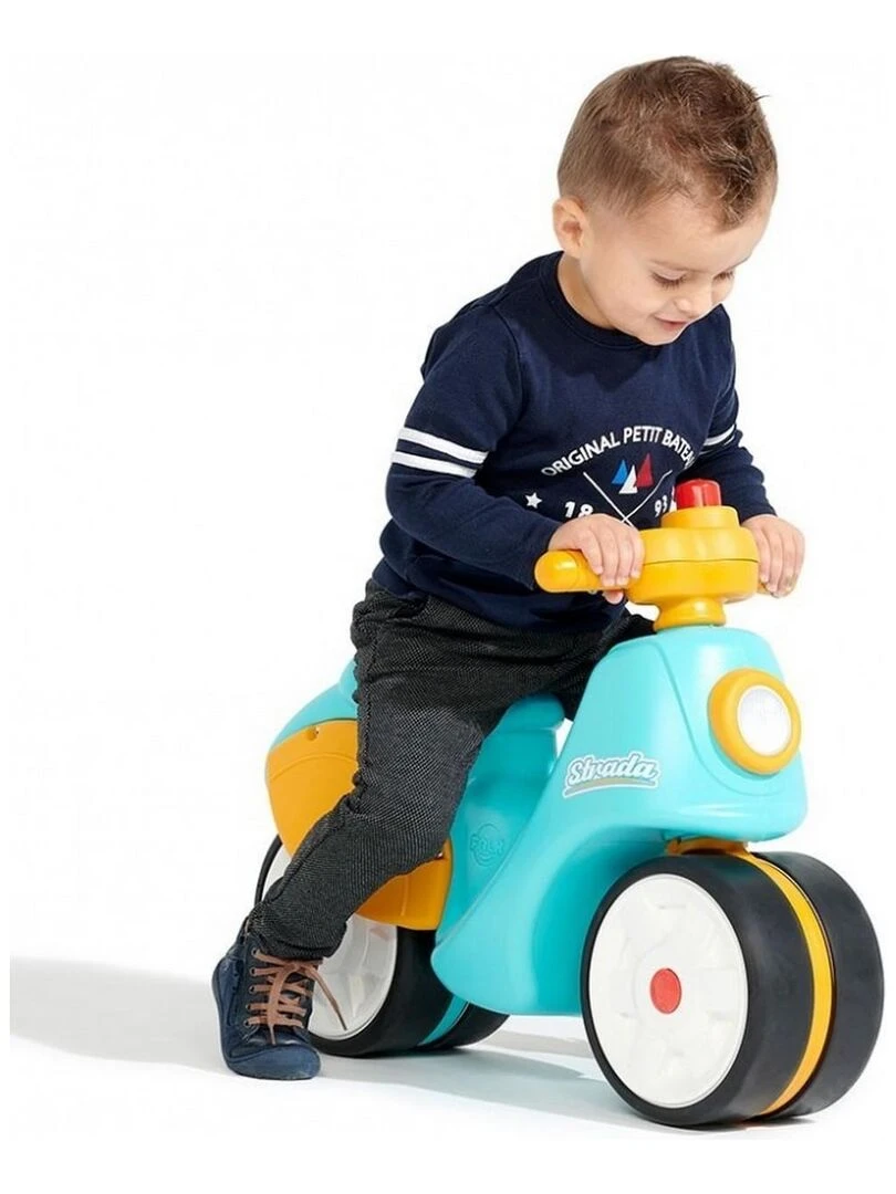 Porteur Scooter Strada   Bleu et jaune   N/A