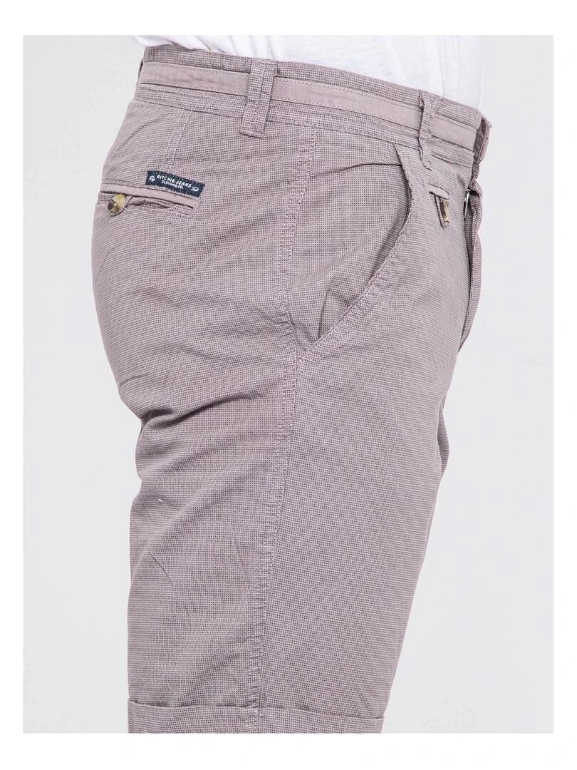 Bermuda chino slim BUTLER   Gris