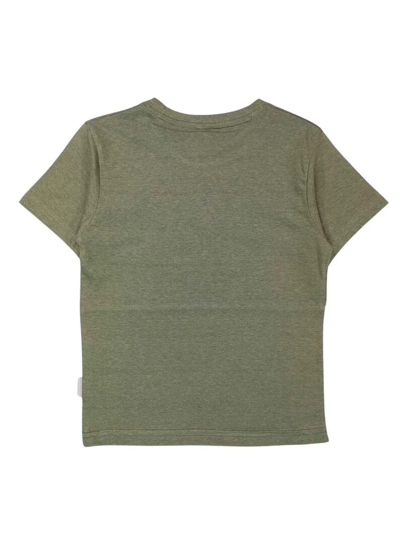 Lee Cooper   Ensemble ​​T shirt bermuda garçon Imprimé Logo   Kaki