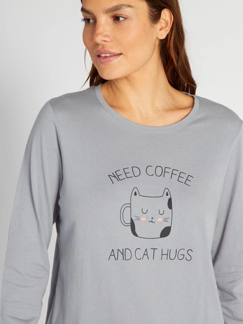 Ensemble en jersey   2 pièces   Bleu