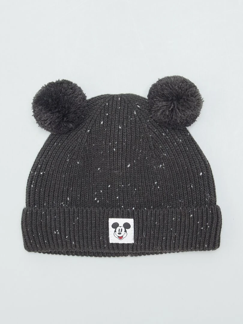 Ensemble bonnet + snood chaud Gris