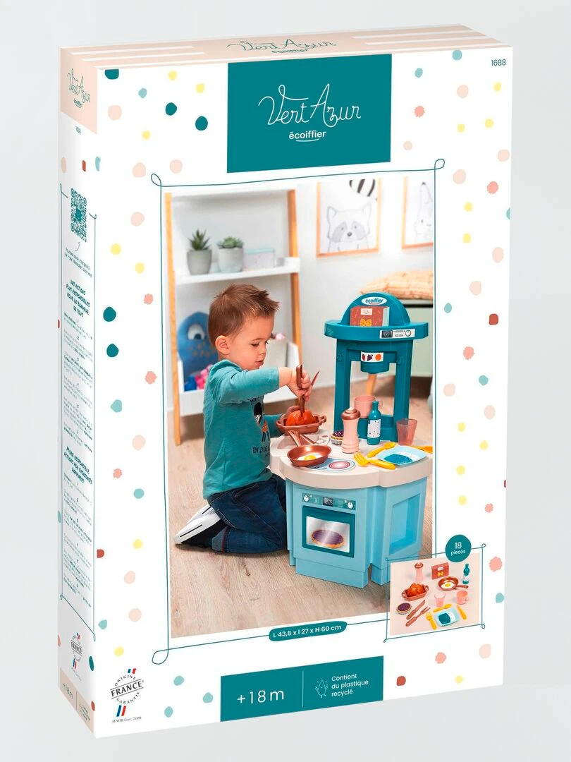 Cuisine dinette bleu