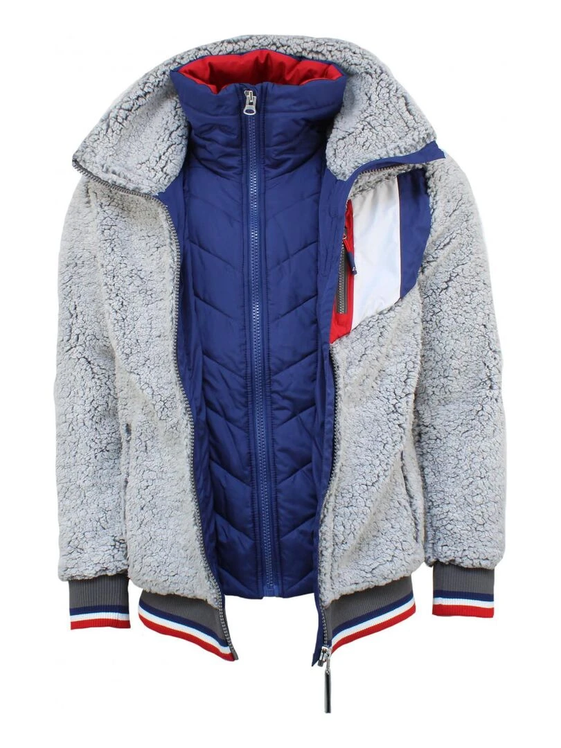 Polaire homme CORNEILLE   PEAK MOUNTAIN   Gris