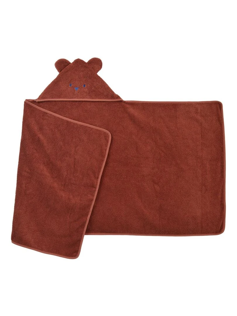 Cape de bain Ourson LITTLE CREVETTE   Marron