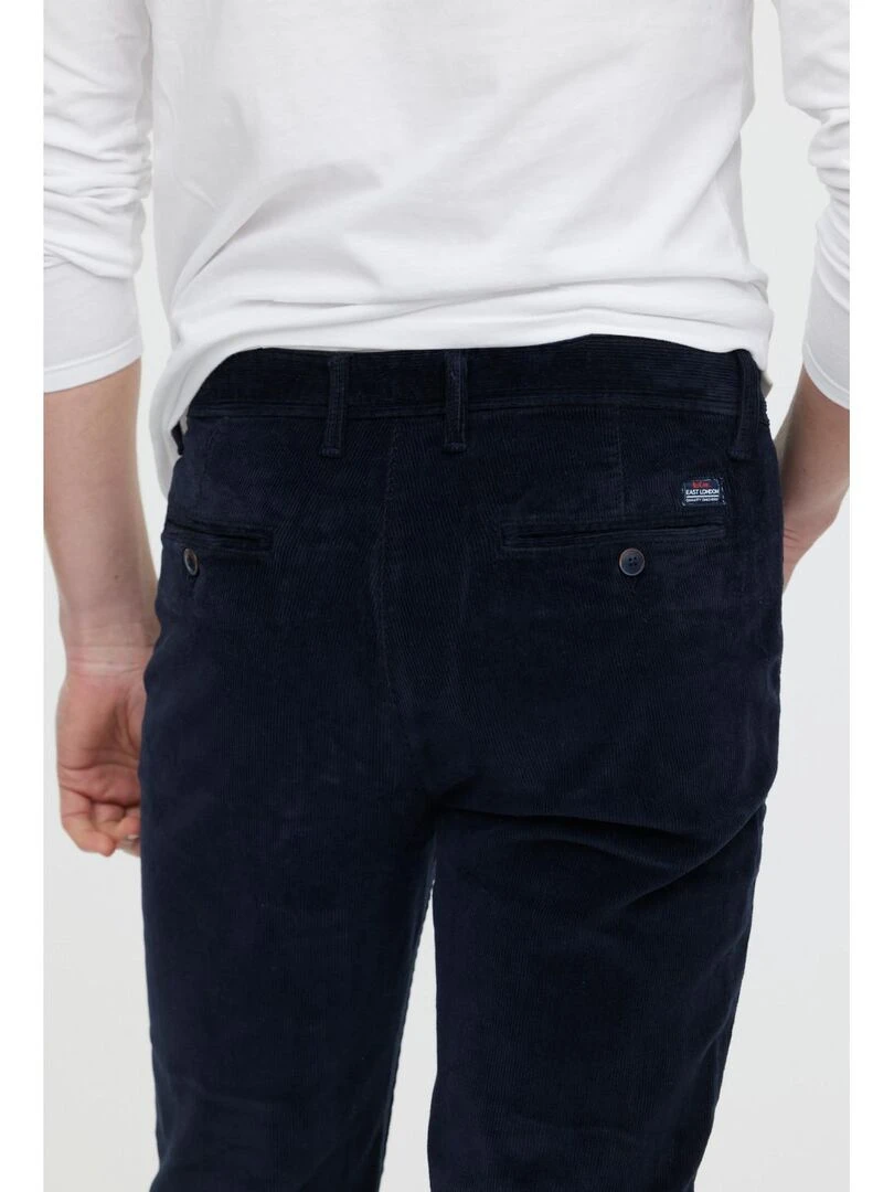 Lee Cooper   Pantalon coton straight GALANT   Bleu marine