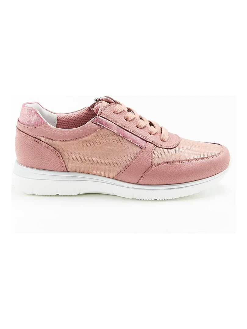 Baskets dessus irisé et texturé Amortyl   Damart   Rose