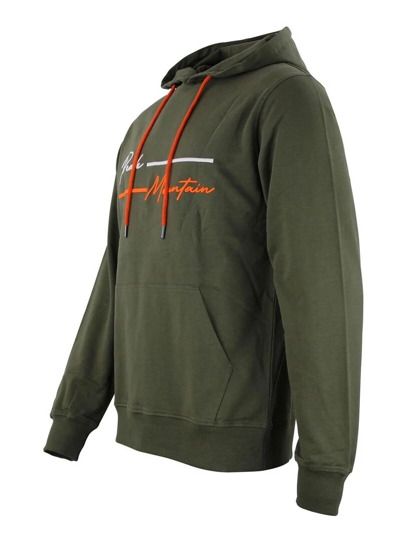 Sweat à capuche homme CODEK   PEAK MOUNTAIN   Kaki