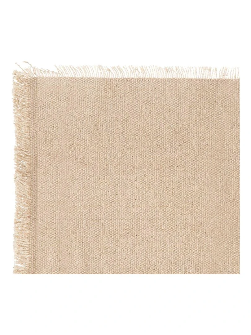 Set de table à franges Beige