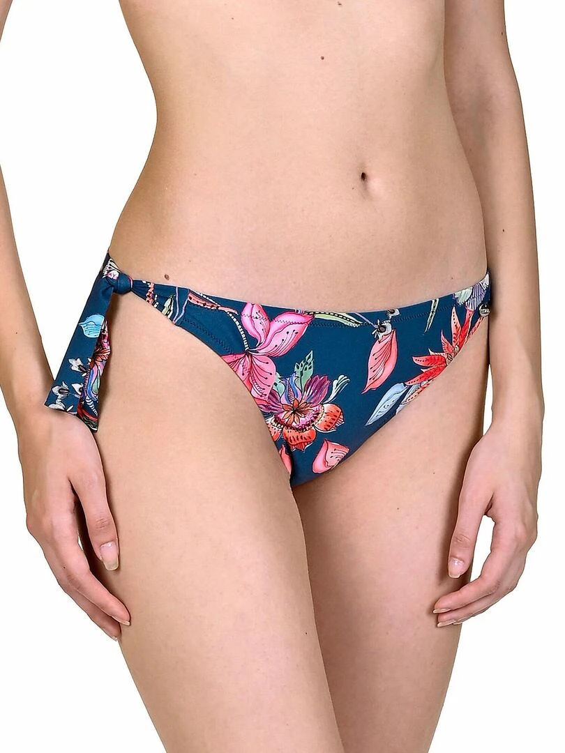 Bas maillot de bain à nouettes Jamaica Bleu