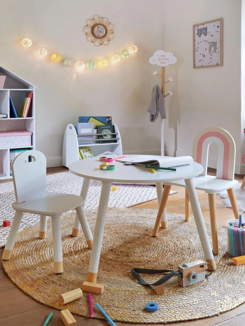 Lampe sur trépied pour enfant   Rose clair