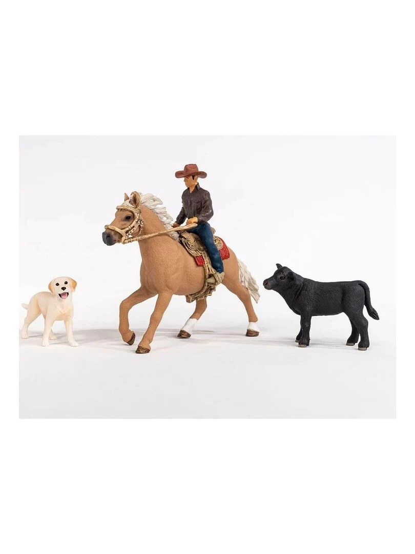 Figurines Farm World : Aventures d'équitation Western   N/A