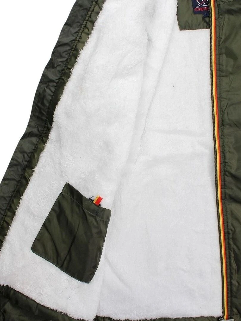 Nasa   Veste homme imprimé logo   Kaki