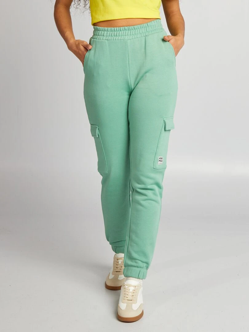 Sweat en molleton effet délavé   Bleu